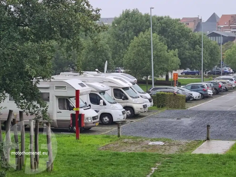 Aarschot camper parking sportcentrum Vlaams Brabant Belgie