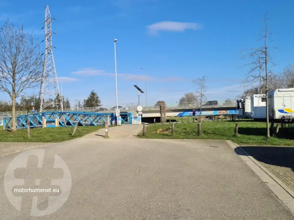 Aarschot camper parking sportcentrum Vlaams Brabant Belgie