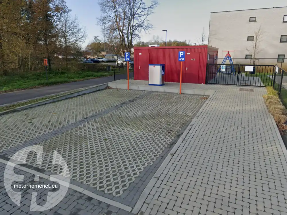 Begijnendijk camper parking centrum Vlaams Brabant Belgie