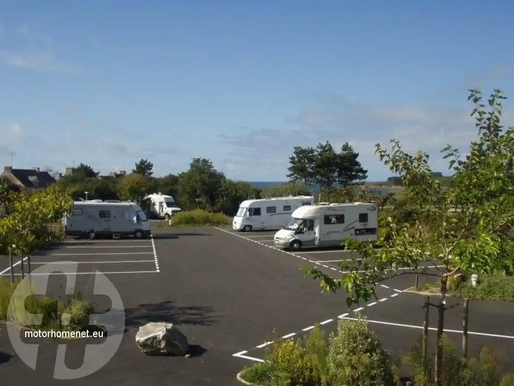 Arzon camper parking De Kermor Bretagne Frankrijk