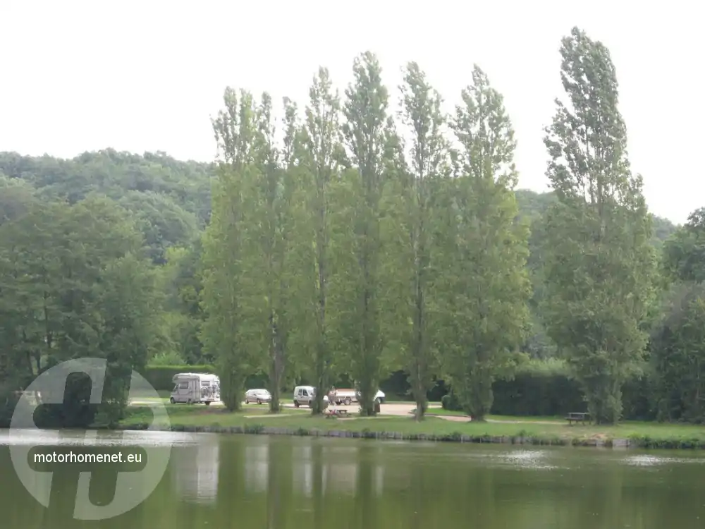 La Madeleine Bouvet camper parking meer Normandie Frankrijk