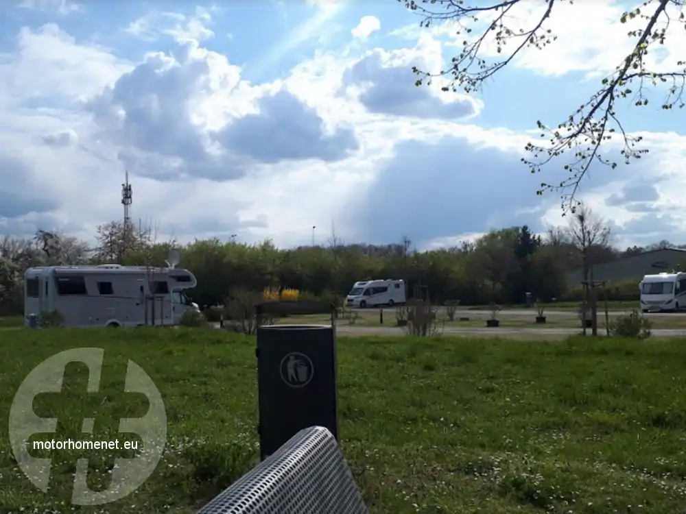 Ladenburg camper parking 3 Kreuze Baden Wurttemberg Duitsland