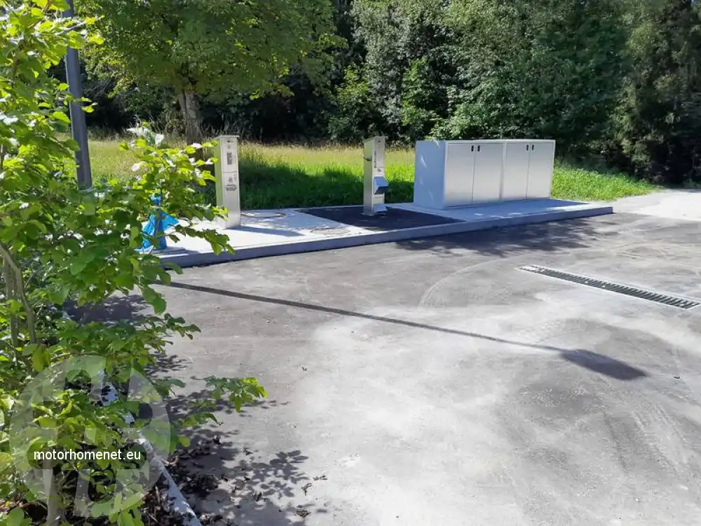 Penzberg camper parking Berghalde Bayern Duitsland