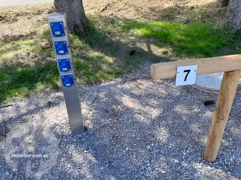 Penzberg camper parking Berghalde Bayern Duitsland