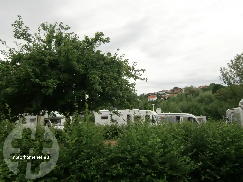 Bad Wildungen camper parking treinstation Hessen Duitsland