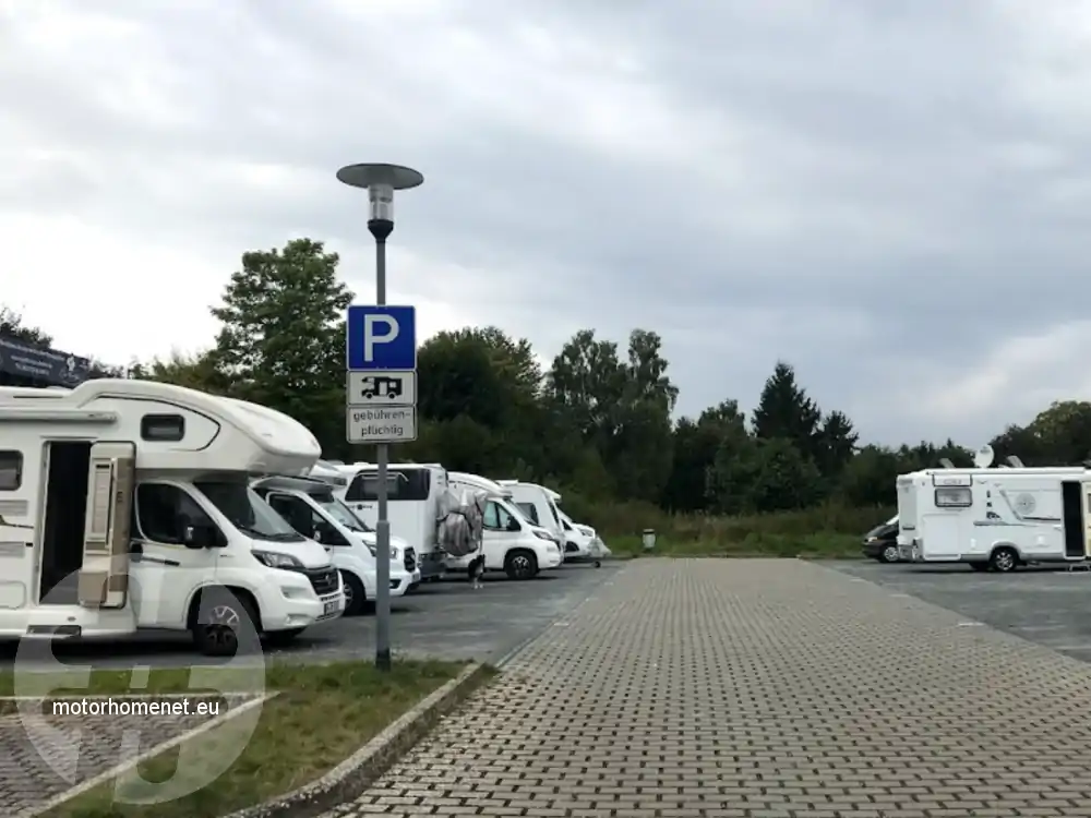Idstein camper parking tennisvelden Hessen Duitsland