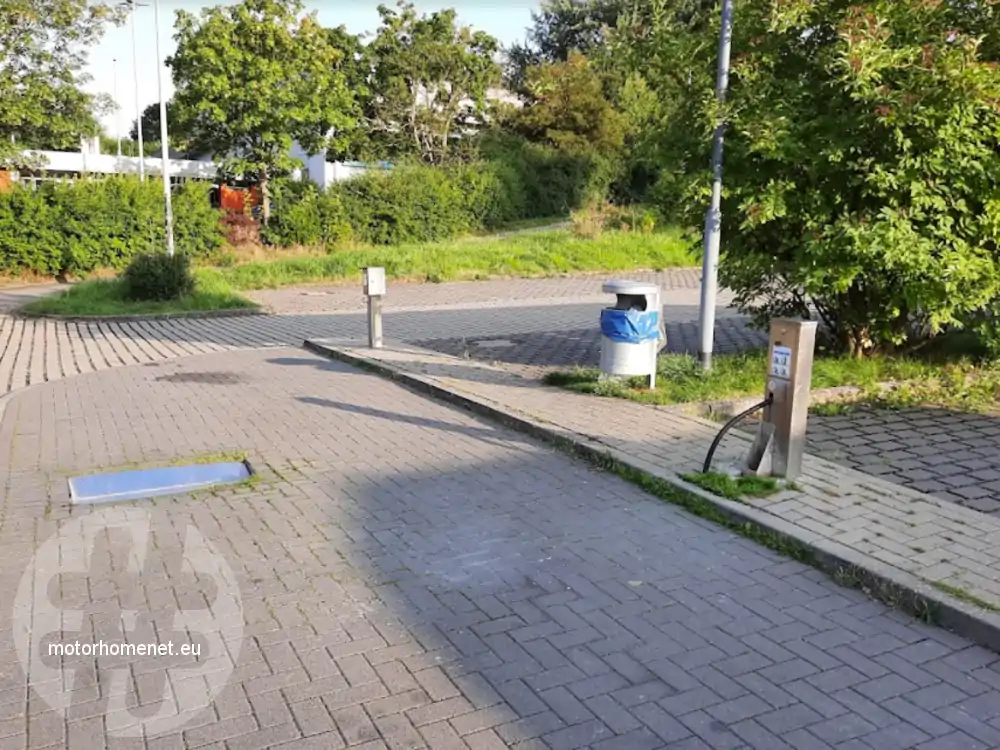 Idstein camper parking tennisvelden Hessen Duitsland