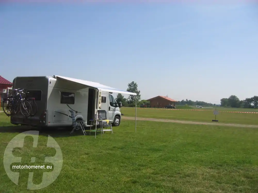 Damme camperparking vlieghaven Niedersachsen Duitsland