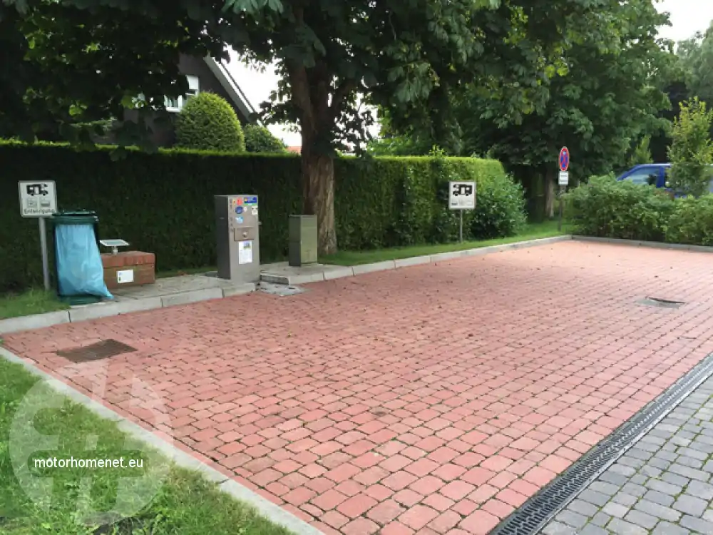 Hesel camper parking centrum Niedersachsen Duitsland