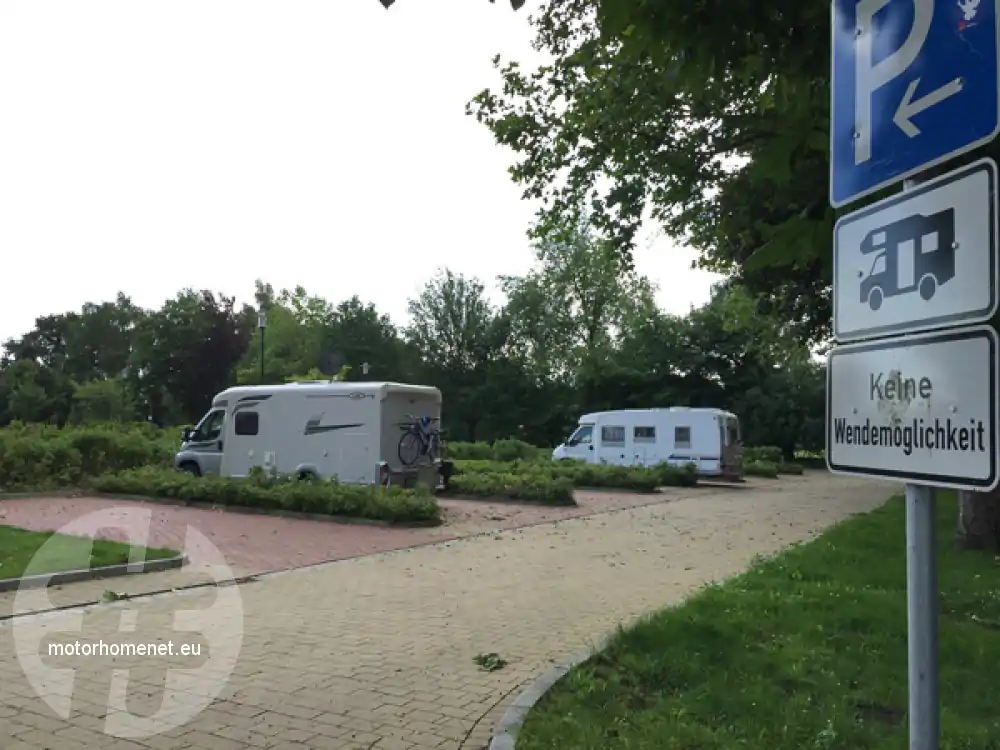 Hesel camper parking centrum Niedersachsen Duitsland