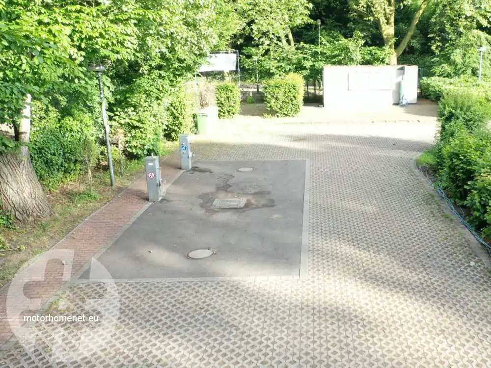 Oberhausen camperplaats Kaisergarten Nordrhein Westfalen Duitsland