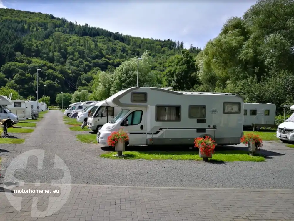 Traben Trarbach camper parking Moezel Rheinland Pfalz Duitsland