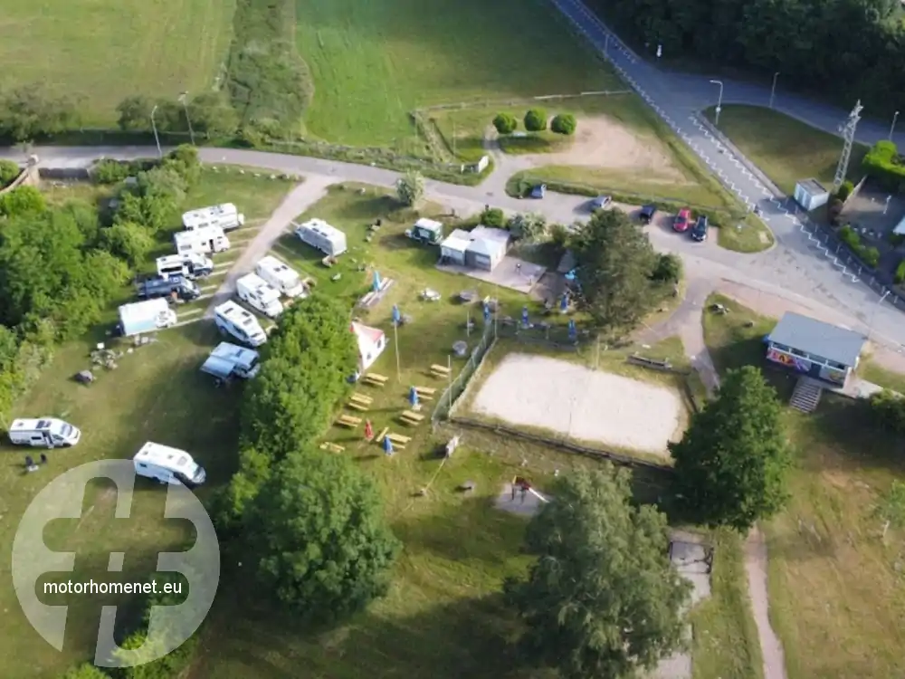 Blieskastel camper parking Wurzbacher Weiher Saarland Duitsland