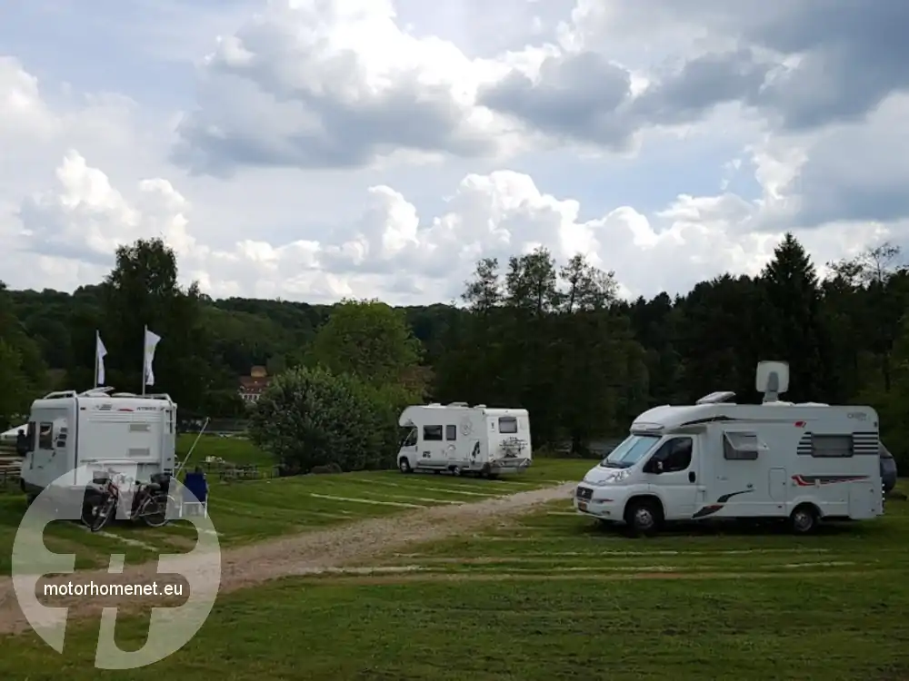 Blieskastel camper parking Wurzbacher Weiher Saarland Duitsland