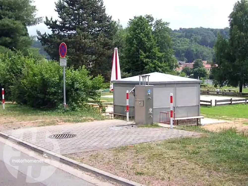 Blieskastel camper parking Wurzbacher Weiher Saarland Duitsland