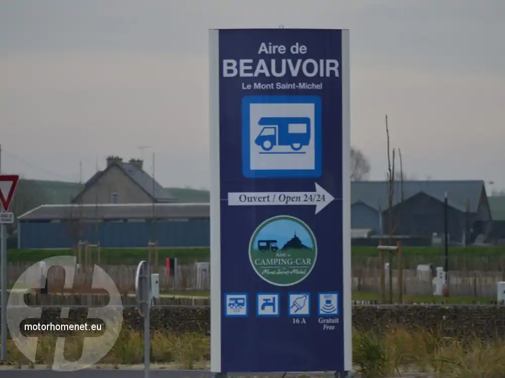 Beauvoir camperplaats Mont Saint Michel Normandie Frankrijk