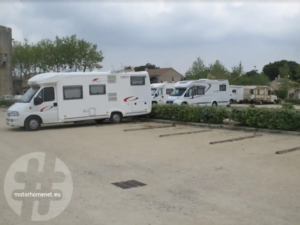 Aigues Mortes camperplaats parking 4 Occitanie Frankrijk