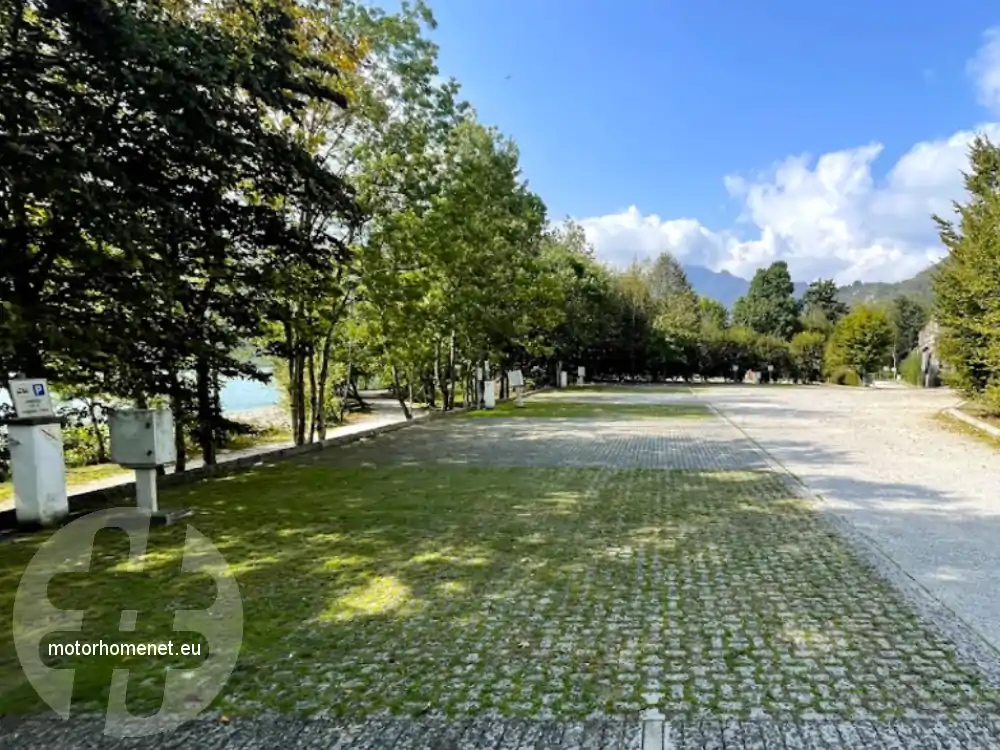 Barcis camper parking Friuli-Venezia-Giulia Italie