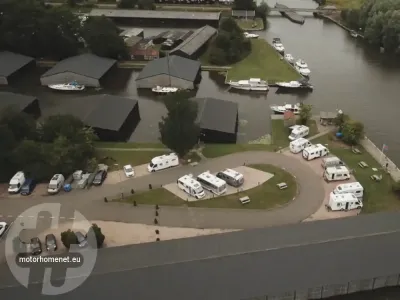 camperplaats Leeuwarder jachthaven Leeuwarden