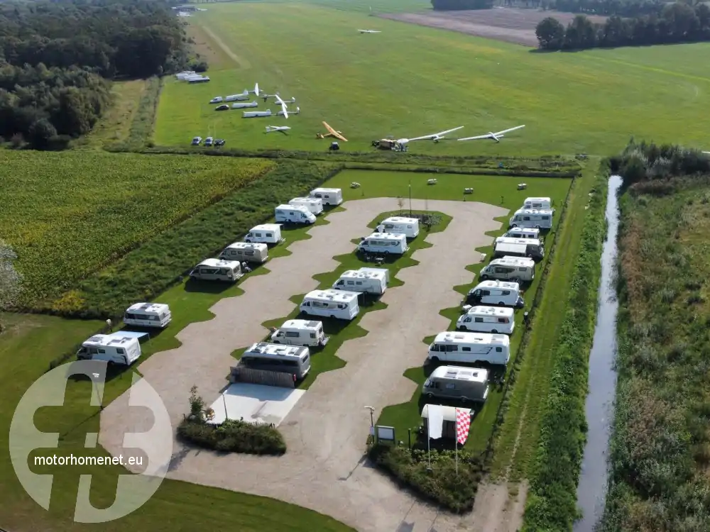 Nistelrode camperplaats De Landing Noord Brabant Nederland
