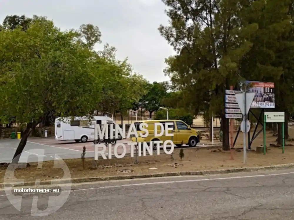 Minas-de-Riotinto centrum Andalusie Spanje