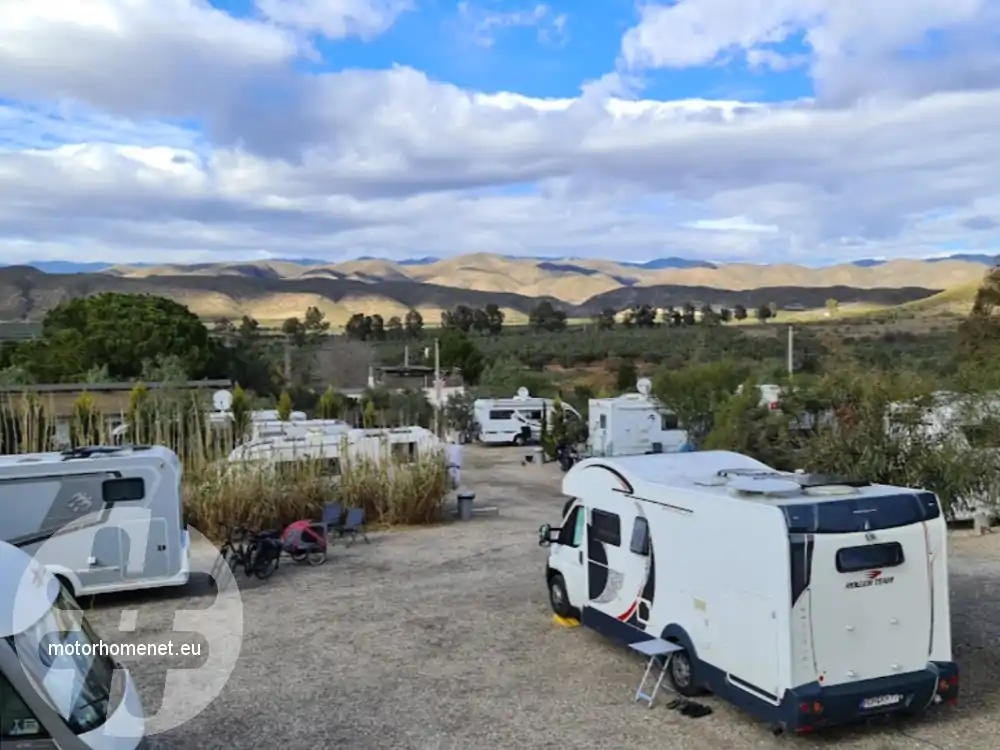 Tabernas camperplaats Little Texas Andalusie Spanje
